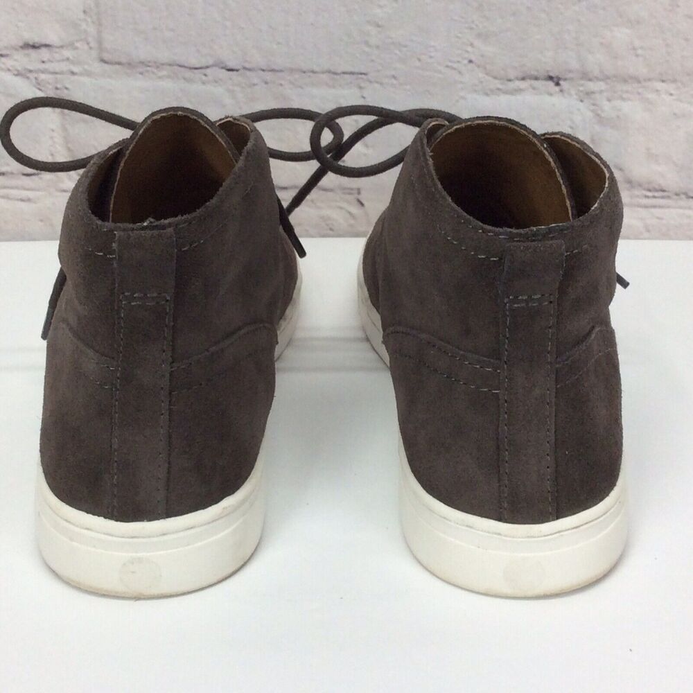 Lucky Brand Lorelle Chukka Ankle Sneakers Men's Sz 9M Gray Suede Leather Lace Up - Picture 7 of 9